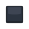 Black Medium-Small Square emoji on Facebook